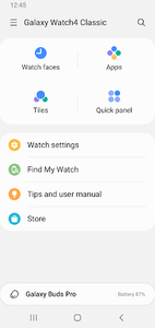 Galaxy Watch4 Plugin - Image screenshot of android app