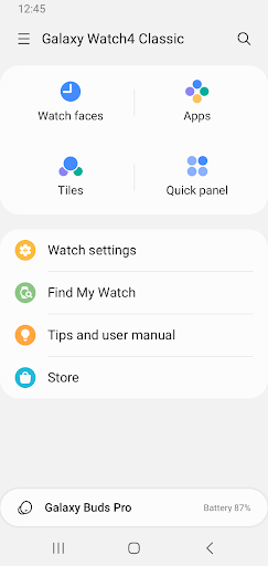 Galaxy Watch4 Plugin - عکس برنامه موبایلی اندروید