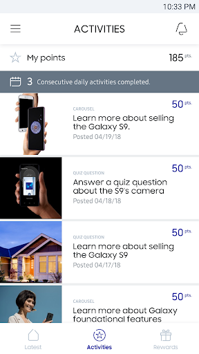 Samsung Elite - Image screenshot of android app