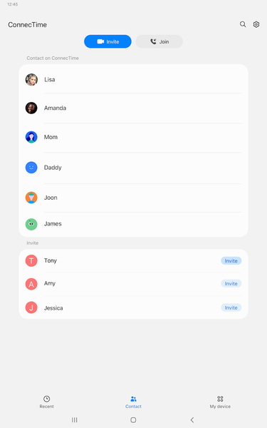 ConnecTime-Samsung video call - عکس برنامه موبایلی اندروید