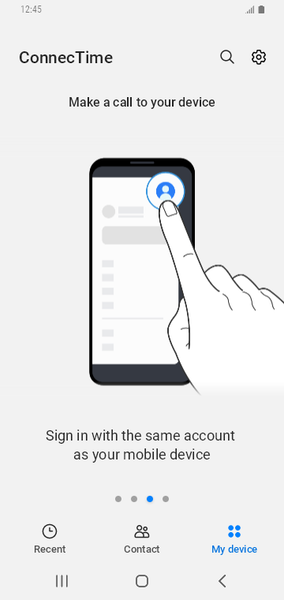 ConnecTime-Samsung video call - عکس برنامه موبایلی اندروید