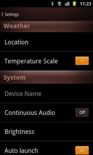 Samsung Wireless Audio with Dock - Image screenshot of android app