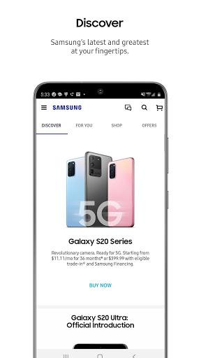 Shop Samsung - عکس برنامه موبایلی اندروید