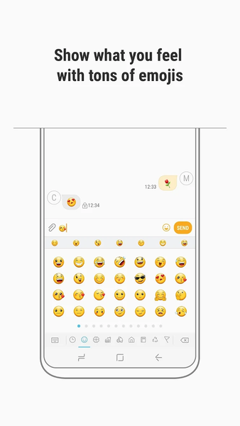 Keyboard For Samsung - عکس برنامه موبایلی اندروید