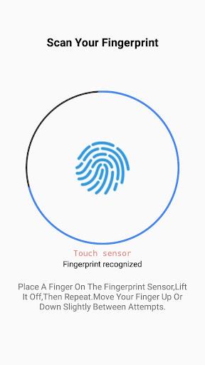 Fingerprint For Samsung - Image screenshot of android app