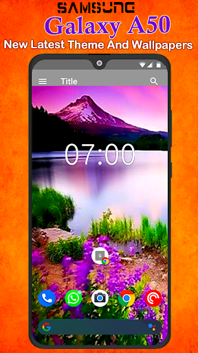 Samsung Galaxy A50 Launcher: Themes & Wallpaper - Image screenshot of android app