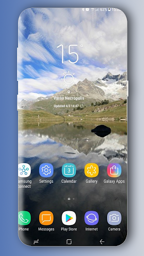 Samsung Galaxy S20 Launcher: Themes & Wallpaper - Image screenshot of android app