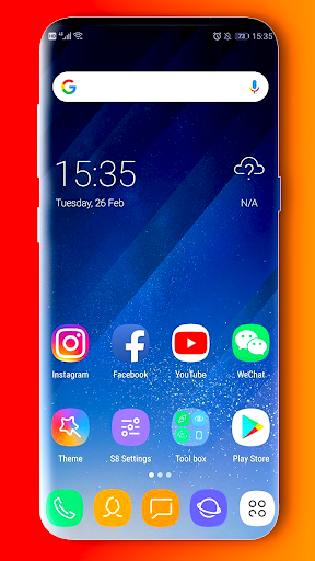 Samsung Galaxy S20 Launcher: Themes & Wallpaper - Image screenshot of android app