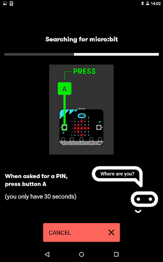 micro:bit - Image screenshot of android app