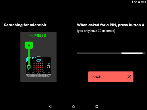 micro:bit - Image screenshot of android app