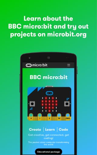 micro:bit - Image screenshot of android app
