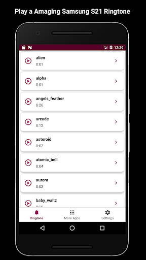 Ringtone for Galaxy S21 & S22 - Image screenshot of android app