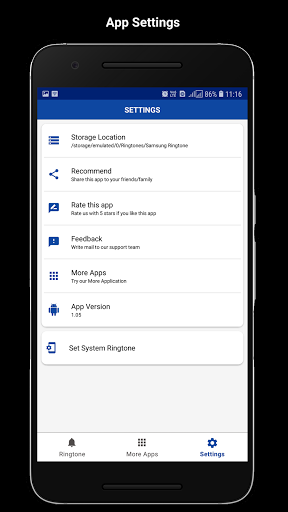 Phone Ringtones - Stock Tone - عکس برنامه موبایلی اندروید