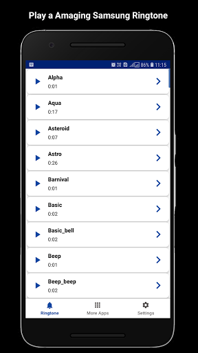 Ringtone for samsung Ringtone - Image screenshot of android app