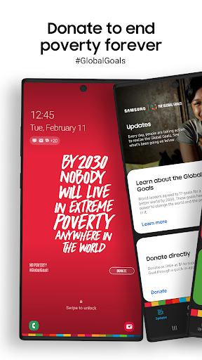 Samsung Global Goals - Image screenshot of android app