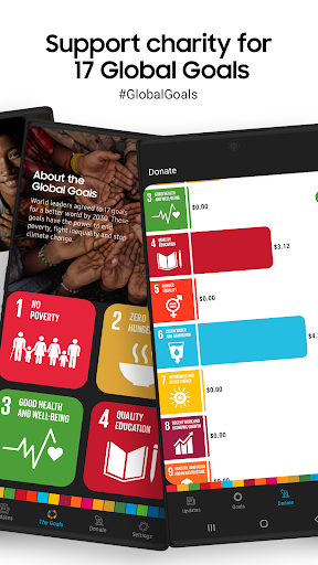 Samsung Global Goals - Image screenshot of android app