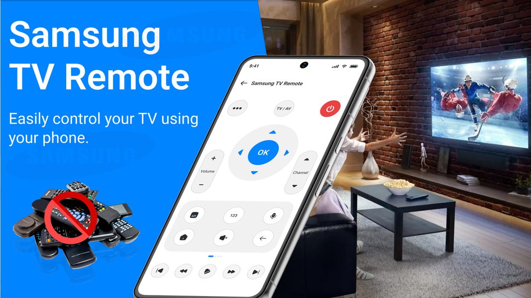 Remote for Smart Samsung TV - Image screenshot of android app