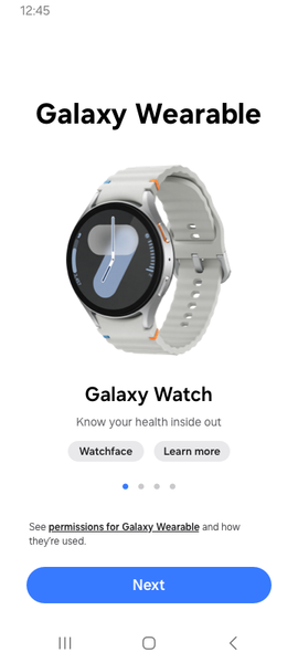 Galaxy Watch7 Plugin - Image screenshot of android app