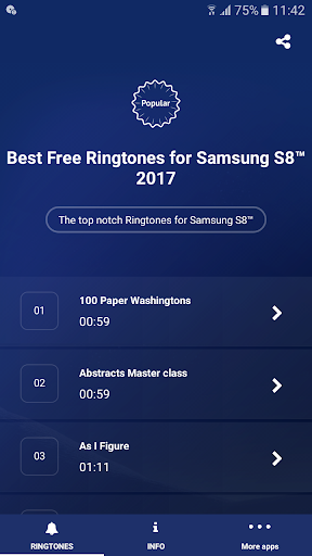 Free Ringtones for Samsung S8™ - عکس برنامه موبایلی اندروید