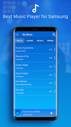Galaxy Player - Music Player for Galaxy S10 Plus - Image screenshot of android app