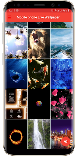 Mobile Phone Video Live Wallpaper - Image screenshot of android app