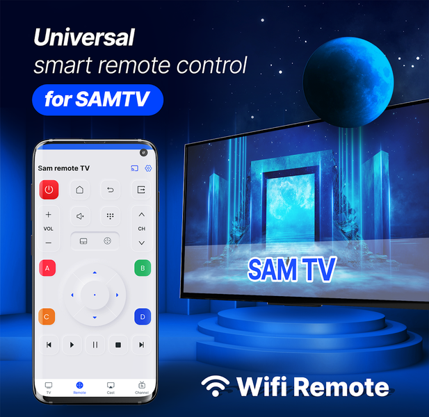 Remote for Samsung TV - عکس برنامه موبایلی اندروید