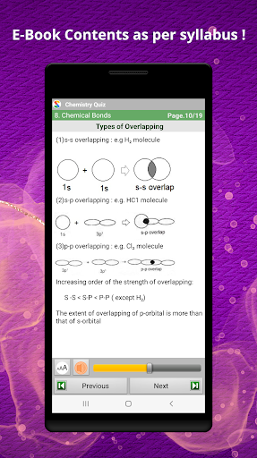 Chemistry Quiz & eBook - عکس برنامه موبایلی اندروید