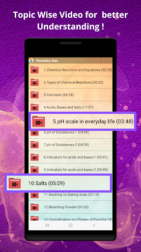 Chemistry Quiz & eBook - عکس برنامه موبایلی اندروید