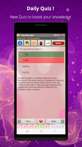 Chemistry Quiz & eBook - عکس برنامه موبایلی اندروید