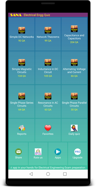 Electrical Engg Quiz - عکس برنامه موبایلی اندروید
