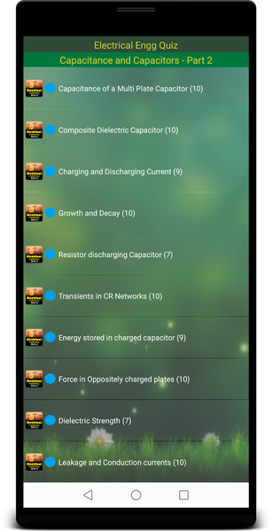 Electrical Engg Quiz - عکس برنامه موبایلی اندروید