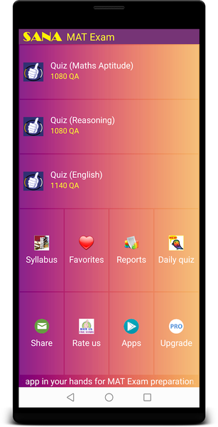 MAT Exam Prep - عکس برنامه موبایلی اندروید