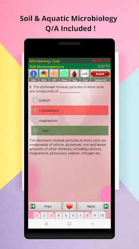 Microbiology Quiz, eBook - عکس برنامه موبایلی اندروید