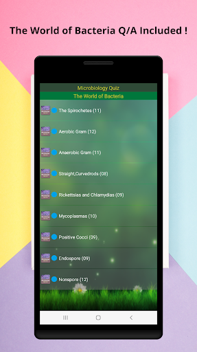 Microbiology Quiz, eBook - عکس برنامه موبایلی اندروید