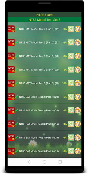 NTSE ۱۰ Exam Prep - عکس برنامه موبایلی اندروید