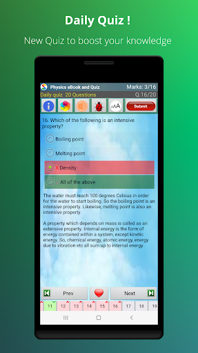 Physics Quiz & eBook - عکس برنامه موبایلی اندروید