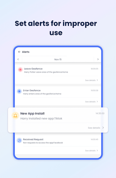 AirDroid Parental Control - عکس برنامه موبایلی اندروید