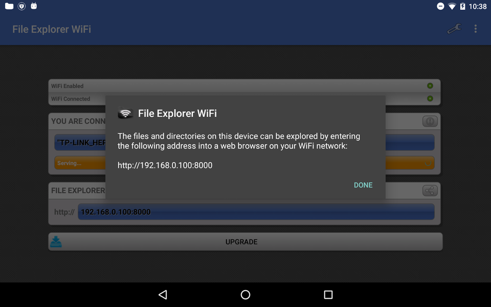 File Explorer WiFi - عکس برنامه موبایلی اندروید