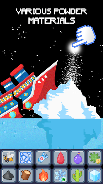 Sandy Box: Powder Physics - عکس بازی موبایلی اندروید