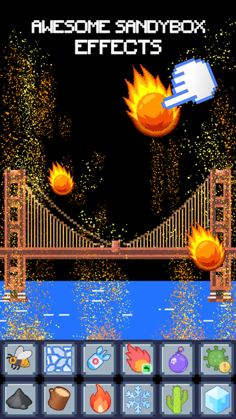 Sandy Box: Powder Physics - عکس بازی موبایلی اندروید