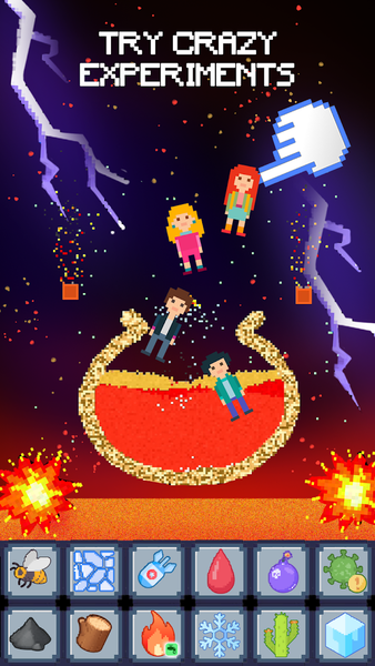 Sandy Box: Powder Physics - عکس بازی موبایلی اندروید