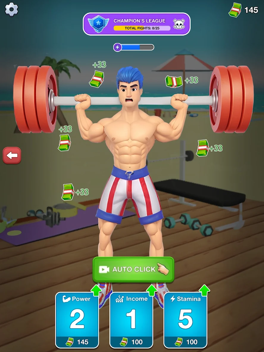 بازی Gym Clicker Hero: Idle Muscles - دانلود | بازار