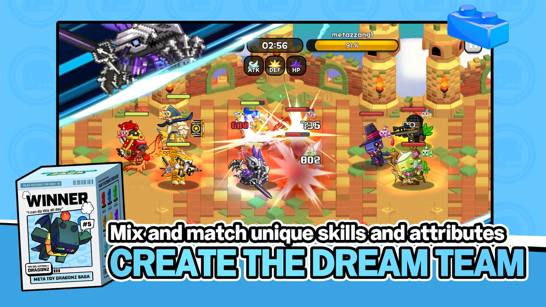 Meta Toy DragonZ SAGA - عکس بازی موبایلی اندروید