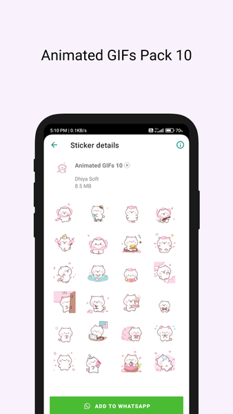 Animated GIFs - Image screenshot of android app