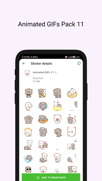 Animated GIFs - Image screenshot of android app