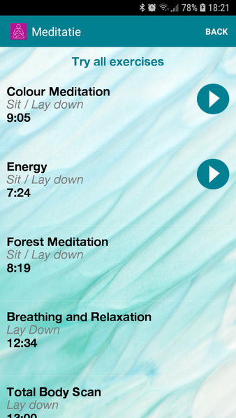 Meditation and More - عکس برنامه موبایلی اندروید