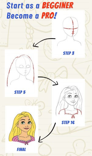 Learn Drawing - عکس برنامه موبایلی اندروید