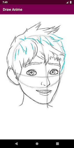 How To Draw Anime - Image screenshot of android app