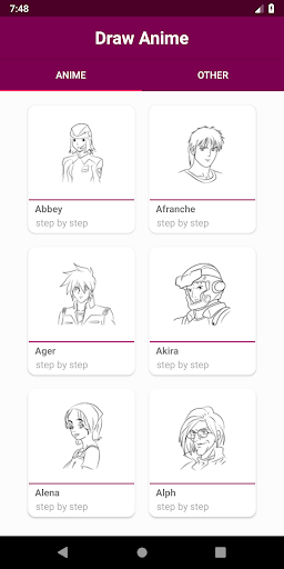 How To Draw Anime - Image screenshot of android app