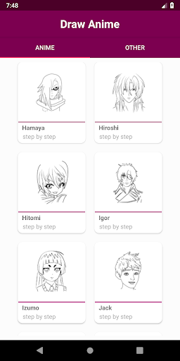 How To Draw Anime - عکس برنامه موبایلی اندروید